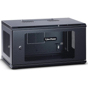 CyberPower CR6U61003 Wall Mount IT Equipment Enclosure, 132 lb. capacity, adjustable rack angles